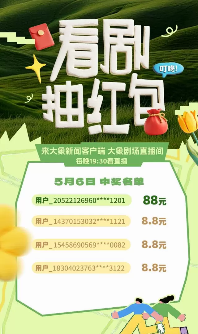 《穿成替身后她连夜攻读月嫂手册》微剧分上下集播出，5月6日现金抽奖名单公布 情报图